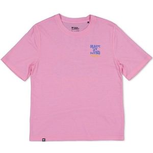 Mons Royale Womens Icon Relaxed Tee Merinoshirt (Dames |roze)