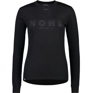 Mons Royale Womens Redwood Enduro VLS Fietsshirt (Dames |zwart)