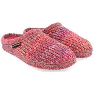 Haflinger Walktoffel Tricoté Pantoffels (roze)