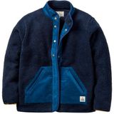 Passenger Womens Clover Recycled Cotton-Lined Sherpa Fleece Fleecevest (Dames |blauw)