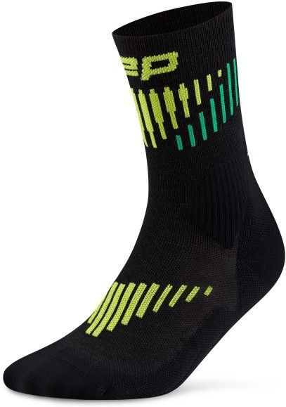 CEP - Core Run Merino Socks Mid Cut 3.0 - Hardloopsokken - Zwart