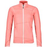 Ortovox - Womens Fleece Light Jacket - Fleecevest - Rood - Stretch, Duimlussen