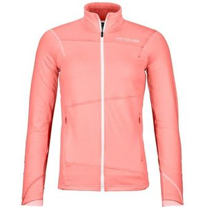 Ortovox - Womens Fleece Light Jacket - Fleecevest - Rood - Stretch, Duimlussen