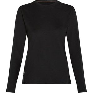 Icebreaker Womens Merino 150 Ace L/S Tee Merinoshirt (Dames |zwart)