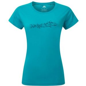 Mountain Equipment Womens Headpoint Skyline Tee Sportshirt (Dames |turkoois)