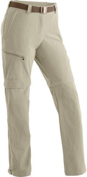 Dames - Wandelbroek - Lichtbruin - 90% Polyamide, 10% Elastaan - Afritsbaar