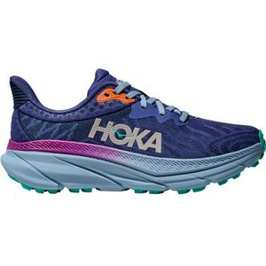 HOKA Womens Challenger 7 Trailrunningschoenen (Dames |blauw)