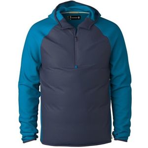 Smartwool - Smartloft 1/2 Zip Hoodie - Merinotrui - Blauw
