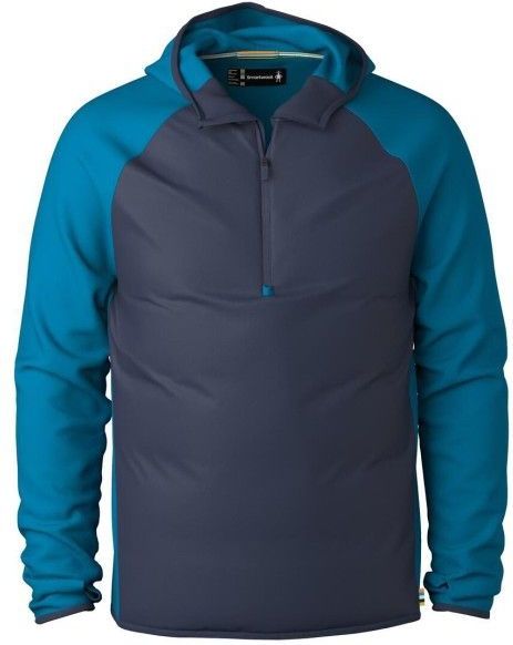 Smartwool - Smartloft 1/2 Zip Hoodie - Merinotrui - Blauw