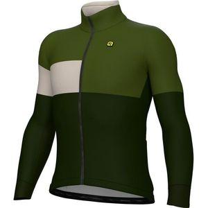 Alé Pr-E Geometric Jacket Fietsjack (Heren |olijfgroen)