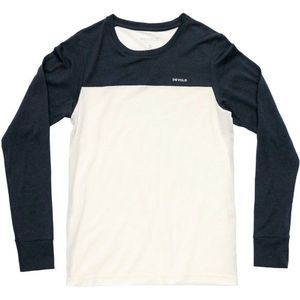 Devold Womens Classic Linear L/S Merinoshirt (Dames |wit)