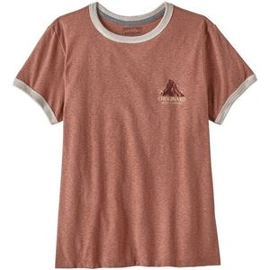 Patagonia Womens Chouinard Crest Ringer Responsibili-Tee T-shirt (Dames |bruin)