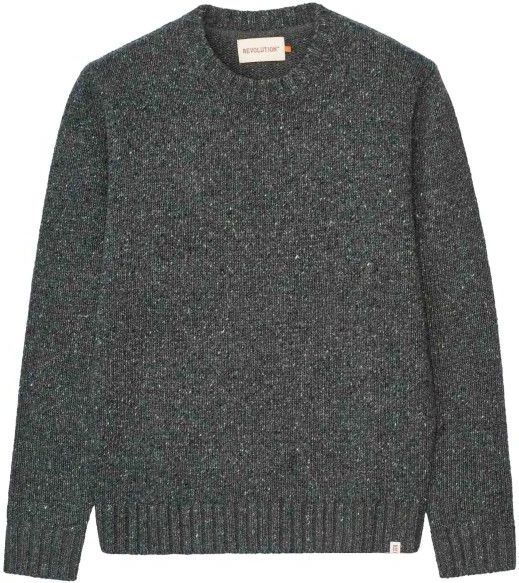 Revolution - Crewneck Knit Sweatshirt - Grijs - Trui