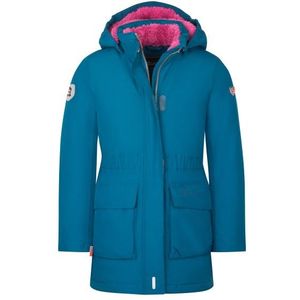 Trollkids Girls Alesund Coat Lange jas (Kinderen |blauw |waterdicht)