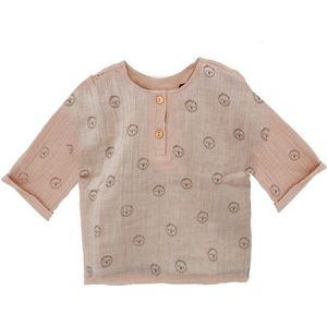 maximo Baby Boys Hemd 3/4 Arm Musselin (Kinderen |beige/bruin)