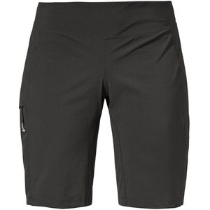 Schöffel Womens Shorts Path Fietsbroek (Dames |zwart/grijs)