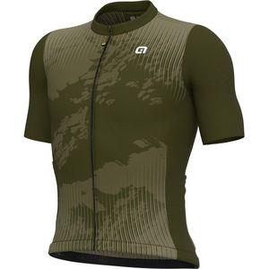 Alé - Krakatoa Jersey - Fietsshirt - Olijfgroen
