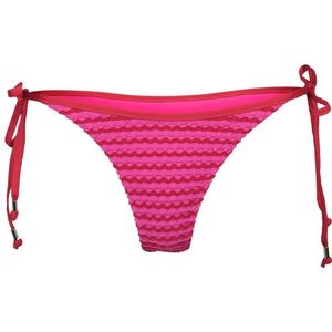 Seafolly - Mesh Effect Tie Side Rio Pant - Bikinibroekje - Roze