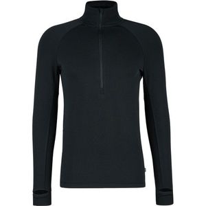 Stoic MerinoSoft245 TuleboSt Half Zip Merinoshirt (Heren |zwart)