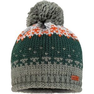 maximo Mini-Mütze Farbwechsel mit Pompon und Futter Muts (Kinderen |meerkleurig)