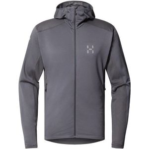 Haglöfs LIM Mid Multi II Hood Fleecevest (Heren |grijs)