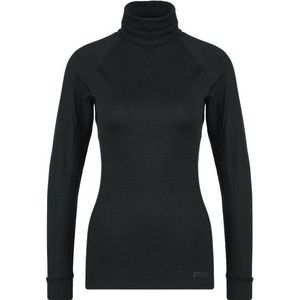 Stoic Womens Merino240 BengtSt Turtle Neck Merino-ondergoed (Dames |zwart)