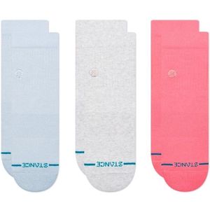 Stance Womens Icon Quarter 3 Pack Multifunctionele sokken (Dames |grijs)