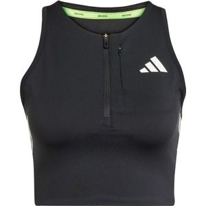 Adidas - Adizero Crop Top - Zwart - 79% Gerecycled Polyester