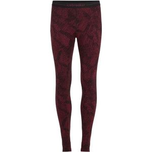 Icebreaker Womens Merino 260 Vertex Leggings Frozen Forms Merino-ondergoed (Dames |rood)