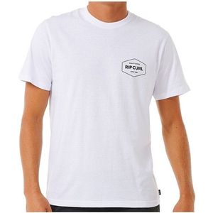 Rip Curl Stapler Tee T-shirt (Heren |wit)