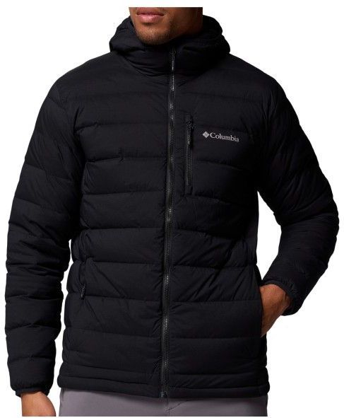 Columbia - Drift Peak Stretch Down Hooded Jacket - Donsjack - Zwart