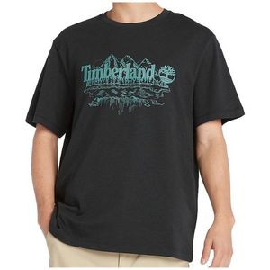 Timberland Short Sleeve Graphic Slub Tee T-shirt (Heren |zwart)