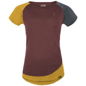 Grüezi Bag Womens Woodwool T-Shirt Lady Janeway T-shirt (Dames |bruin)
