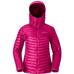 Norrona Womens Trollveggen Superlight Down800 Hood Donsjack (Dames |roze)
