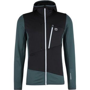 Ortovox Fleece Grid Hoody Fleecevest (Heren |zwart)