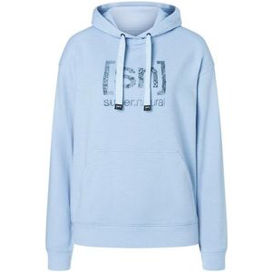 Super.natural - Arabesque Hoodie - Damestrui - Wool Super Brush