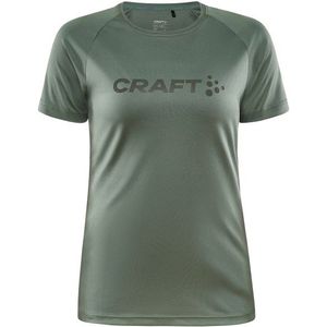Craft Womens Core Unify Logo Tee Sportshirt (Dames |olijfgroen)
