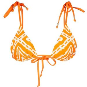 Seafolly Womens Zanzibar Slide Tri Bikinitop (Dames |oranje)