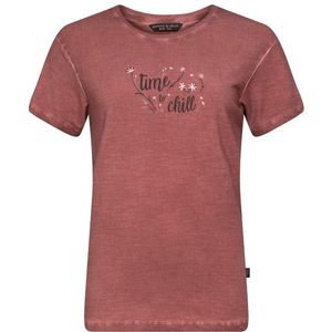 Chillaz Womens Sagres Time to Chill T-shirt (Dames |rood)