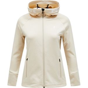 Peak Performance Womens Rider Zip Hood Fleecevest (Dames |beige)