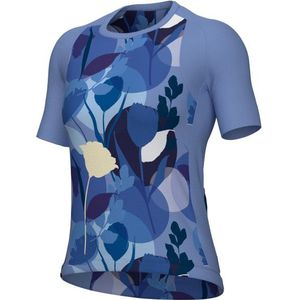 Alé Womens Bloom S/S Jersey Fietsshirt (Dames |blauw)