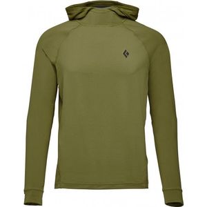 Black Diamond L/S Alpenglow Hoody Longsleeve (Heren |olijfgroen)