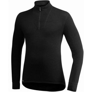 Woolpower Zip Turtleneck 400 Longsleeve (zwart)