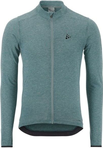 Craft - Core Bike Essence Wool - Fietsshirt - Turkoois - Lange Mouwen