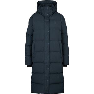 Heber Peak Womens SylvaHe Warm Puff Coat Lange jas (Dames |blauw |waterdicht)