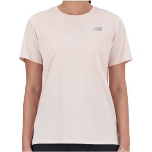 New Balance Womens Sport Essentials S/S Hardloopshirt (Dames |wit)