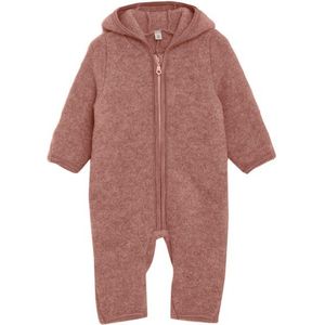 Huttelihut - Kids Pram Suit Bear Ears - Fleece Overall - Bruin