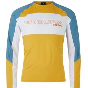 Endura MT500 Burner Lite Trikot Langarm Fietsshirt (Heren |geel)