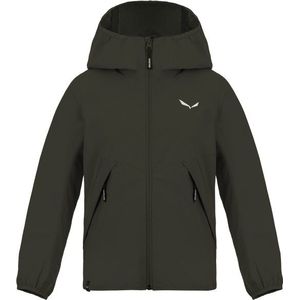 Salewa - Kid's Aqua PowerTex Jacket - Regenjas - Olijfgroen - 100% Polyester - Waterdicht, Winddicht