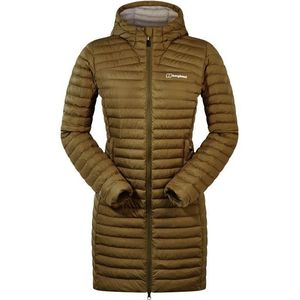 Berghaus Womens Nula Micro Long Jacket Synthetisch jack (Dames |bruin)